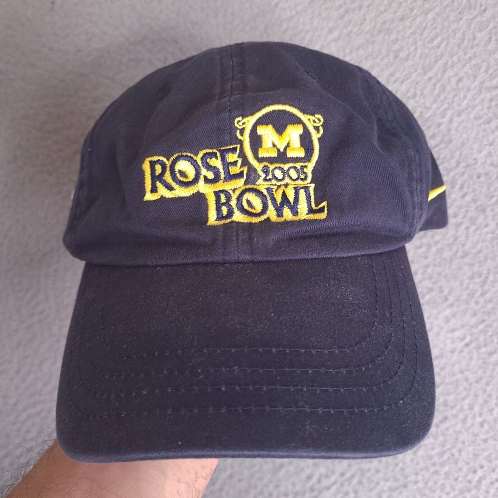 Michigan Wolverines Nike 2005 Rose‎ Bowl Hat Cap Adjustable Blue NCAA